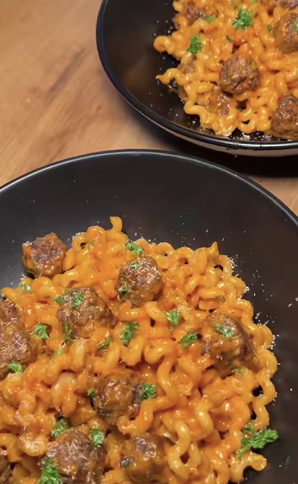 Creamy Meatball Pasta