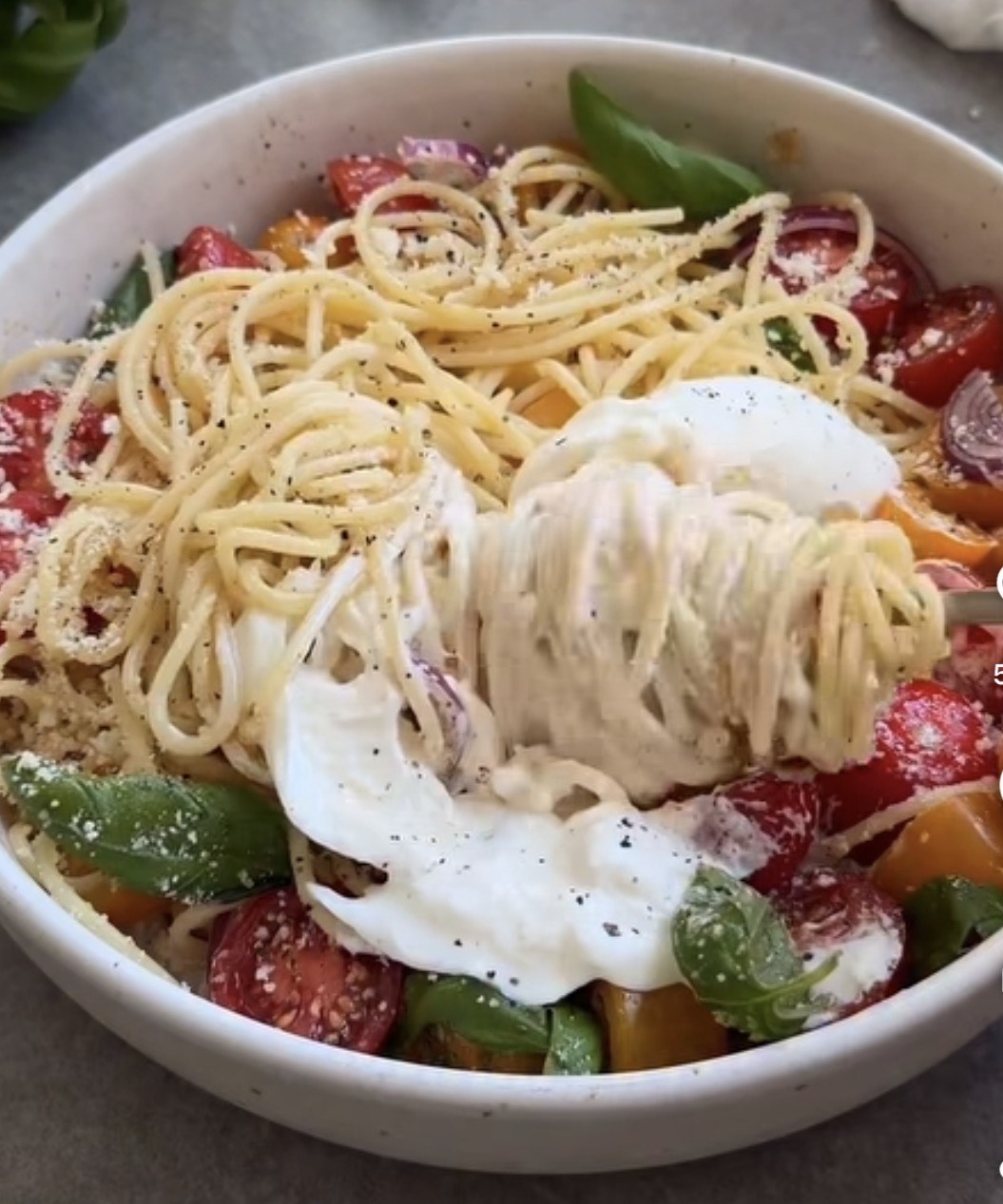 Summer Burrata Pasta