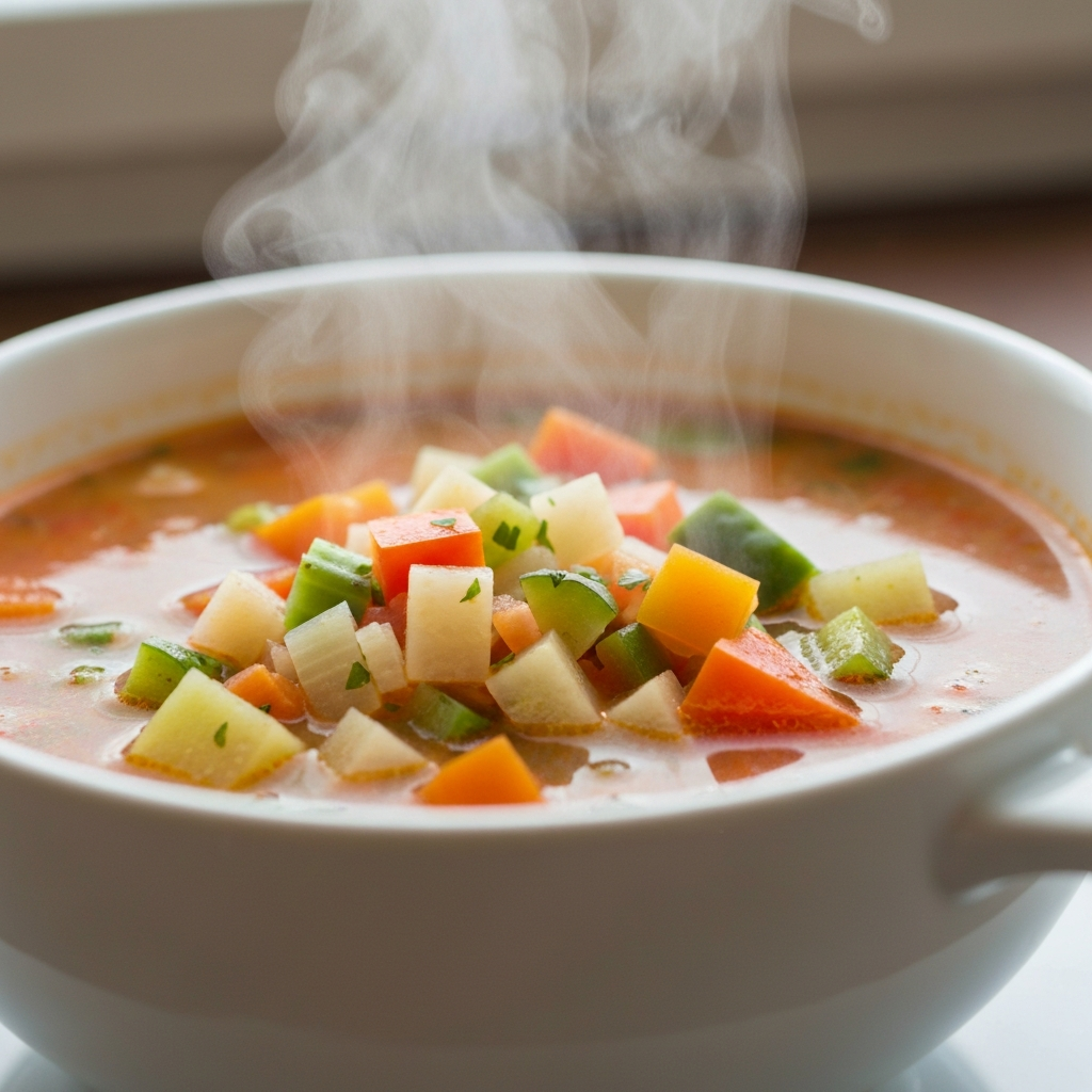Vegan Minestrone with Mediterranean Vegetables