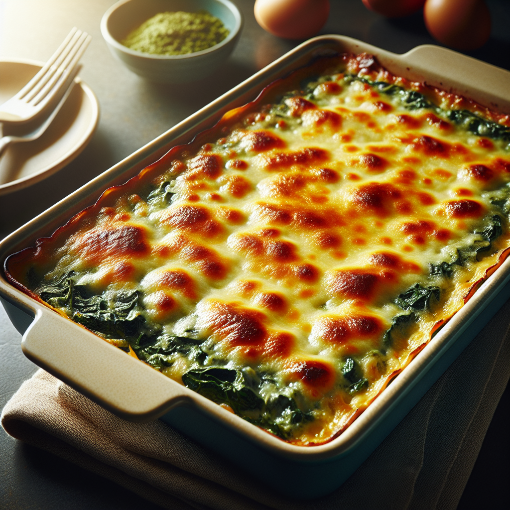 Spinat-Lasagne